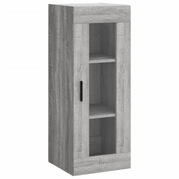 Highboard Grey Sonoma - Stylish Engineered Wood Storage Unit