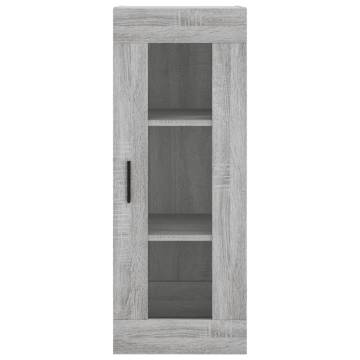 Highboard Grey Sonoma - Stylish Engineered Wood Storage Unit