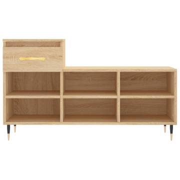 Shoe Cabinet Sonoma Oak 102x36x60 cm - Stylish Storage Solution