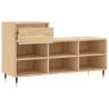 Shoe Cabinet Sonoma Oak 102x36x60 cm - Stylish Storage Solution