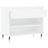 Shoe Cabinet White 70x36x60 cm | Durable Engineered Wood