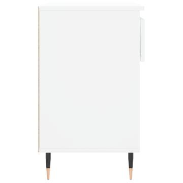 Shoe Cabinet White 70x36x60 cm | Durable Engineered Wood