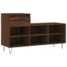 Elegant Brown Oak Shoe Cabinet - 102x36x60 cm | HipoMarket