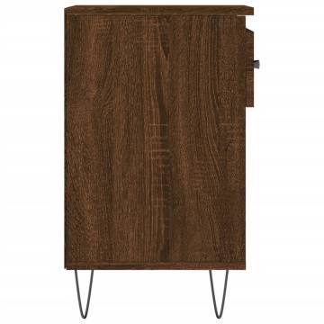 Elegant Brown Oak Shoe Cabinet - 102x36x60 cm | HipoMarket