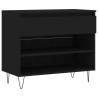 Shoe Cabinet Black 70x36x60 cm - Elegant Storage Solution