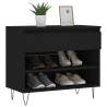 Shoe Cabinet Black 70x36x60 cm - Elegant Storage Solution