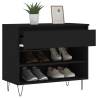 Shoe Cabinet Black 70x36x60 cm - Elegant Storage Solution