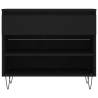 Shoe Cabinet Black 70x36x60 cm - Elegant Storage Solution