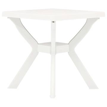 Bistro Table White 70x70x72 cm - Durable & Stylish Outdoor Table