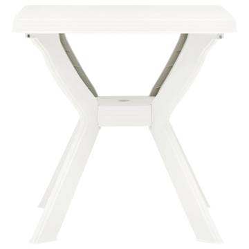 Bistro Table White 70x70x72 cm - Durable & Stylish Outdoor Table