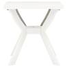 Bistro Table White 70x70x72 cm - Durable & Stylish Outdoor Table