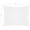 Sunshade Sail Oxford Fabric 3x5 m - Rectangular White