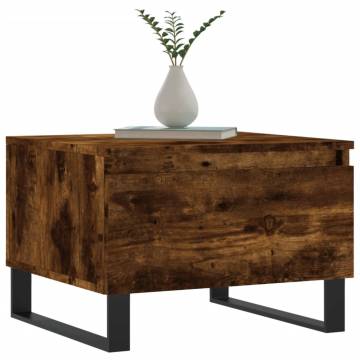 Elegant Smoked Oak Coffee Table - 50x46x35 cm | Hipo Market