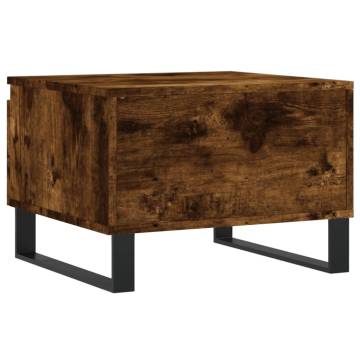 Elegant Smoked Oak Coffee Table - 50x46x35 cm | Hipo Market