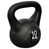 Kettlebell 10 kg Concrete with Plastic Coated Colour black Weight 10 kg Number of 1 