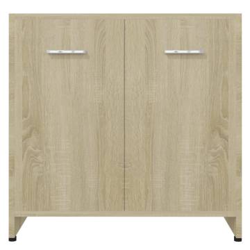 Stylish Bathroom Cabinet Sonoma Oak - 60x33x61 cm | HiPo Market