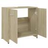 Stylish Bathroom Cabinet Sonoma Oak - 60x33x61 cm | HiPo Market