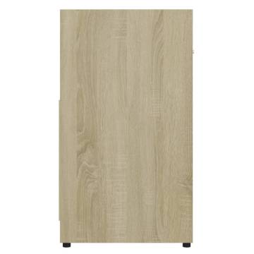 Stylish Bathroom Cabinet Sonoma Oak - 60x33x61 cm | HiPo Market