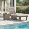 Sun Lounger Light Brown 155x58x83 cm Polypropylene Colour light brown Quantity in Package 1 