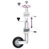 Jockey Wheel for Trailer - 60mm Galvanized Steel with Clamp