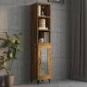 Wall Cabinet Smoked Oak 32.5x34.5x90 cm - Stylish Storage Solution