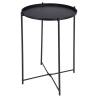 ProGarden Round Black Side Table 35x47 cm - Stylish & Versatile