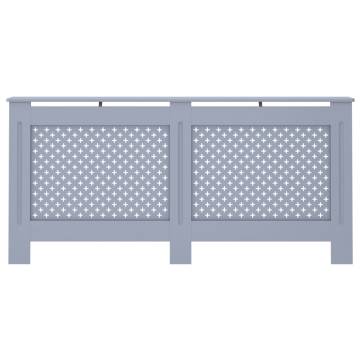 Stylish Radiator Cover Anthracite 172x19x81.5 cm MDF