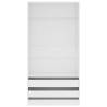 Compact White Wardrobe - 100x50x200 cm | HipoMarket UK