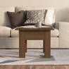 Stylish Brown Oak Coffee Table - 55x55 cm | Hipo Market