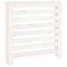 Radiator Cover White 79.5x19x84 cm - Solid Pine Wood