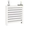 Radiator Cover White 79.5x19x84 cm - Solid Pine Wood