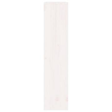 Radiator Cover White 79.5x19x84 cm - Solid Pine Wood