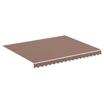 Replacement Awning Fabric Brown 3x2.5 m - Durable & UV Resistant