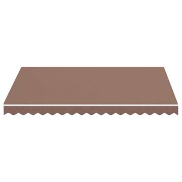 Replacement Awning Fabric Brown 3x2.5 m - Durable & UV Resistant