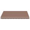 Replacement Awning Fabric Brown 3x2.5 m - Durable & UV Resistant