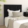 Bed Headboard Black 95.5x4x100 cm Solid Pine Wood Colour black Size 95.5 x 100 cm Quantity in Package 1 