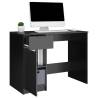 Stylish Black Desk 100x50x75 cm - Engineered Wood