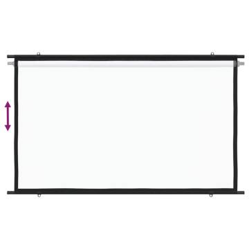 84" Projection Screen 16:9 - Durable & Portable | HipoMarket