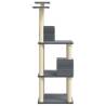 Cat Tree with Sisal Scratching Posts - Dark Grey 141 cm