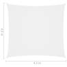 Sunshade Sail Oxford Fabric 4.5x4.5m White | Hipo Market