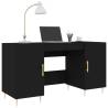 Elegant Black Desk 140x50 cm - Stylish & Practical