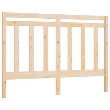 Stylish Solid Wood Pine Bed Headboard | 146x4x100 cm