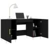 Elegant Black Desk 140x50 cm - Stylish & Practical