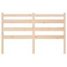 Stylish Solid Wood Pine Bed Headboard - 146x4x100 cm