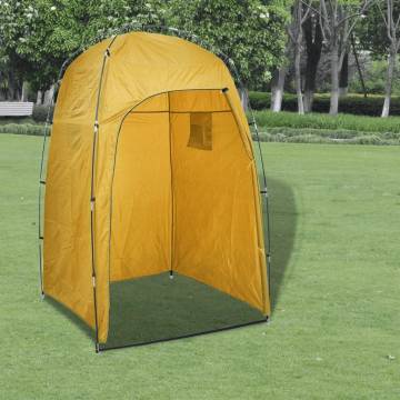 Shower WC Changing Tent Yellow - Convenient Outdoor Use