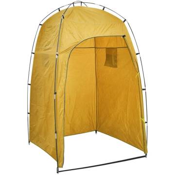 Shower WC Changing Tent Yellow - Convenient Outdoor Use