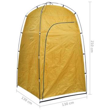 Shower WC Changing Tent Yellow - Convenient Outdoor Use