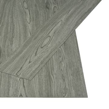 Self-Adhesive PVC Flooring Planks - 4.46 m² in Grey