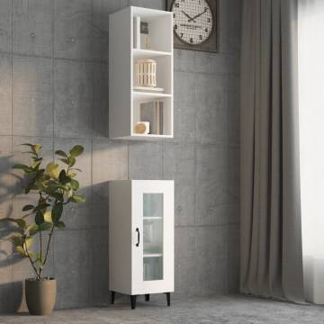 Stylish Wall Cabinet White 34.5x32.5x90 cm - Hipomarket UK