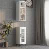 Wall Cabinet White 34.5x32.5x90 cm Engineered Wood Colour white Quantity in Package 1 Number of Pieces 